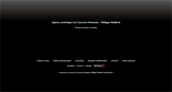 Desktop Screenshot of concertsparisiens.fr